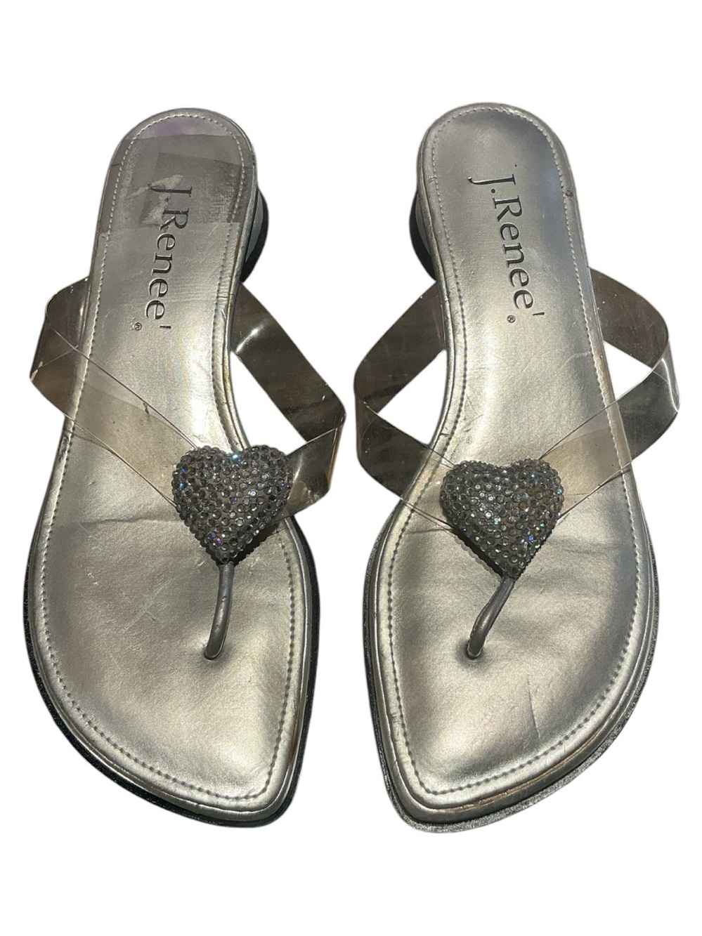 J. Renee Heart Thong Sandal Flip flops